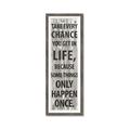 Picture of Take Every Chance I _GroupedProduct_Panel_Portrait_Framed_Matted_