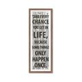 Picture of Take Every Chance I _GroupedProduct_Panel_Portrait_Framed_Matted_