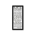 Picture of Life Is Too Short I _GroupedProduct_Panel_Portrait_Framed_Matted_