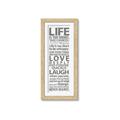 Picture of Life Is Too Short I _GroupedProduct_Panel_Portrait_Framed_Matted_