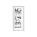 Picture of Life Is Too Short I _GroupedProduct_Panel_Portrait_Framed_Matted_