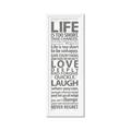 Picture of Life Is Too Short I _GroupedProduct_Panel_Portrait_Framed_Matted_