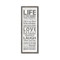 Picture of Life Is Too Short I _GroupedProduct_Panel_Portrait_Framed_Matted_