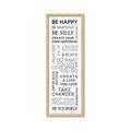 Picture of Be Happy _GroupedProduct_Panel_Portrait_Framed_Matted_