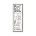 Picture of Be Happy _GroupedProduct_Panel_Portrait_Framed_Matted_