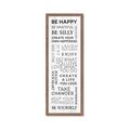 Picture of Be Happy _GroupedProduct_Panel_Portrait_Framed_Matted_
