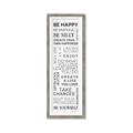 Picture of Be Happy _GroupedProduct_Panel_Portrait_Framed_Matted_