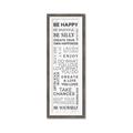 Picture of Be Happy _GroupedProduct_Panel_Portrait_Framed_Matted_