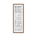 Picture of Be Happy _GroupedProduct_Panel_Portrait_Framed_Matted_
