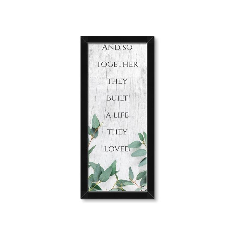 Picture of Life They loved _GroupedProduct_Panel_Portrait_Framed_Matted_