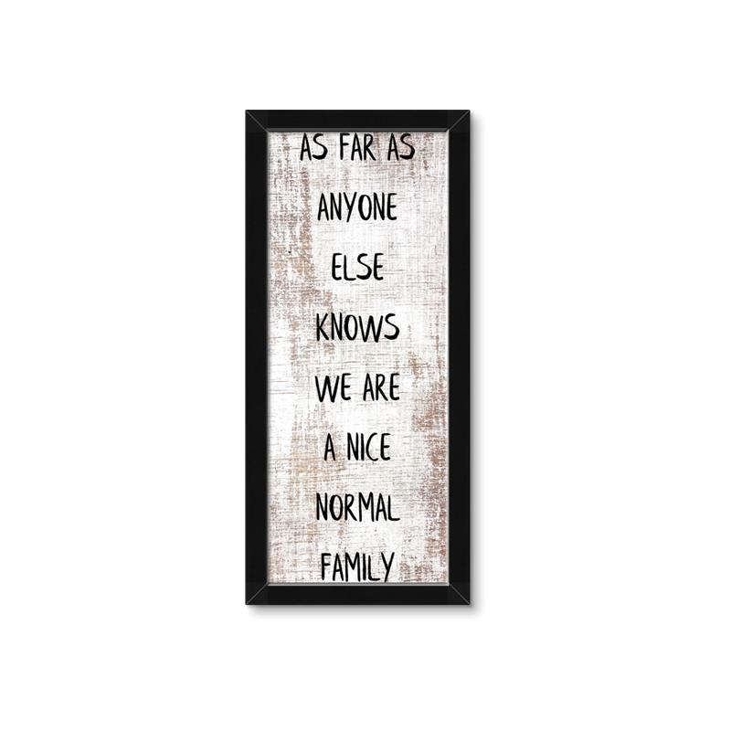 Picture of We are a nice _GroupedProduct_Panel_Portrait_Framed_Matted_