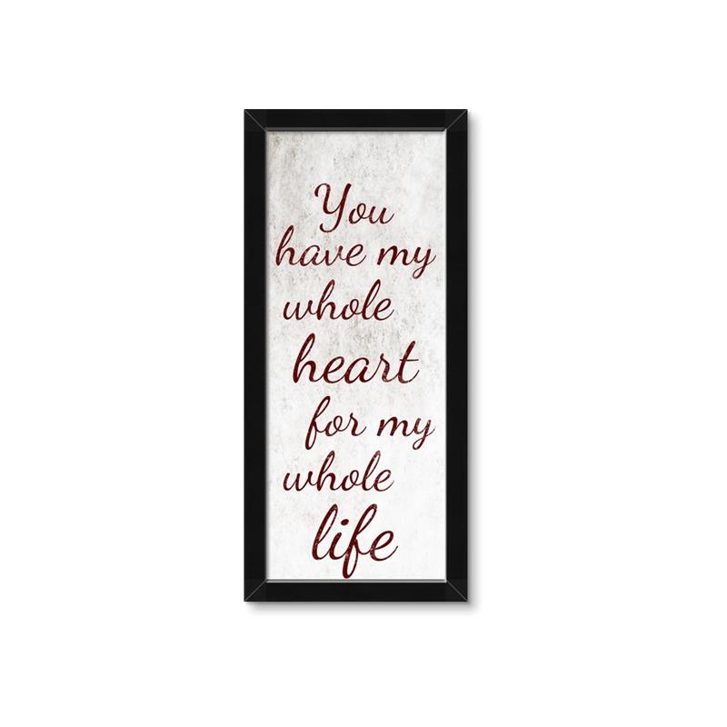 Picture of Whole Life _GroupedProduct_Panel_Portrait_Framed_Matted_