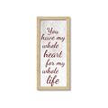 Picture of Whole Life _GroupedProduct_Panel_Portrait_Framed_Matted_