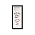 Picture of Whole Life _GroupedProduct_Panel_Portrait_Framed_Matted_