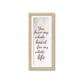 Picture of Whole Life _GroupedProduct_Panel_Portrait_Framed_Matted_