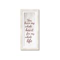 Picture of Whole Life _GroupedProduct_Panel_Portrait_Framed_Matted_