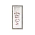 Picture of Whole Life _GroupedProduct_Panel_Portrait_Framed_Matted_
