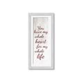 Picture of Whole Life _GroupedProduct_Panel_Portrait_Framed_Matted_