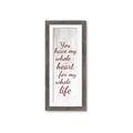 Picture of Whole Life _GroupedProduct_Panel_Portrait_Framed_Matted_