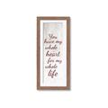 Picture of Whole Life _GroupedProduct_Panel_Portrait_Framed_Matted_