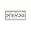 Picture of Make It Amazing I _GroupedProduct_Panel_Landscape_Framed_Matted_