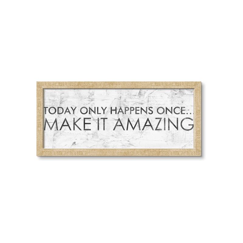 Picture of Make It Amazing I _GroupedProduct_Panel_Landscape_Framed_Matted_