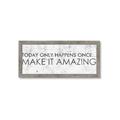 Picture of Make It Amazing I _GroupedProduct_Panel_Landscape_Framed_Matted_