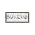 Picture of Make It Amazing I _GroupedProduct_Panel_Landscape_Framed_Matted_