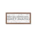 Picture of Make It Amazing I _GroupedProduct_Panel_Landscape_Framed_Matted_