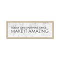 Picture of Make It Amazing I _GroupedProduct_Panel_Landscape_Framed_Matted_