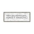 Picture of Make It Amazing I _GroupedProduct_Panel_Landscape_Framed_Matted_
