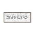 Picture of Make It Amazing I _GroupedProduct_Panel_Landscape_Framed_Matted_