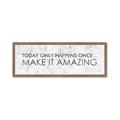 Picture of Make It Amazing I _GroupedProduct_Panel_Landscape_Framed_Matted_
