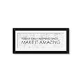 Picture of Make It Amazing I _GroupedProduct_Panel_Landscape_Framed_Matted_