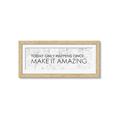 Picture of Make It Amazing I _GroupedProduct_Panel_Landscape_Framed_Matted_