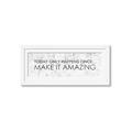 Picture of Make It Amazing I _GroupedProduct_Panel_Landscape_Framed_Matted_