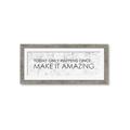 Picture of Make It Amazing I _GroupedProduct_Panel_Landscape_Framed_Matted_