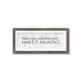 Picture of Make It Amazing I _GroupedProduct_Panel_Landscape_Framed_Matted_
