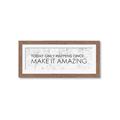 Picture of Make It Amazing I _GroupedProduct_Panel_Landscape_Framed_Matted_