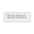 Picture of Make It Amazing I _GroupedProduct_Panel_Landscape_Framed_Matted_