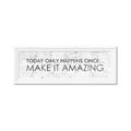 Picture of Make It Amazing I _GroupedProduct_Panel_Landscape_Framed_Matted_