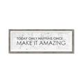 Picture of Make It Amazing I _GroupedProduct_Panel_Landscape_Framed_Matted_