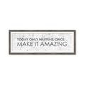 Picture of Make It Amazing I _GroupedProduct_Panel_Landscape_Framed_Matted_