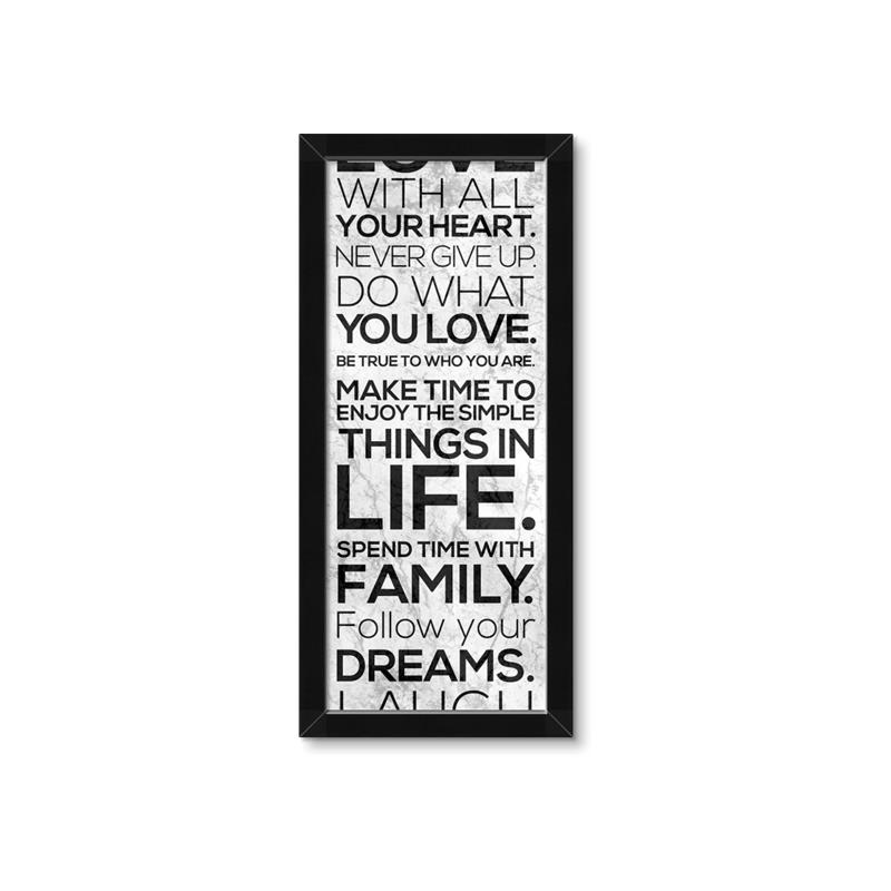 Picture of Love With All _GroupedProduct_Panel_Portrait_Framed_Matted_