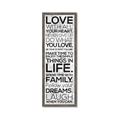 Picture of Love With All _GroupedProduct_Panel_Portrait_Framed_Matted_