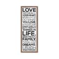 Picture of Love With All _GroupedProduct_Panel_Portrait_Framed_Matted_