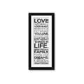 Picture of Love With All _GroupedProduct_Panel_Portrait_Framed_Matted_