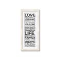 Picture of Love With All _GroupedProduct_Panel_Portrait_Framed_Matted_
