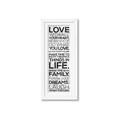Picture of Love With All _GroupedProduct_Panel_Portrait_Framed_Matted_