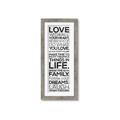Picture of Love With All _GroupedProduct_Panel_Portrait_Framed_Matted_